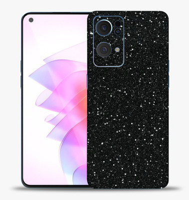 WeCre8 Skin's Oppo Reno 7 Pro, Glitter Black Mobile Skin(Multicolor)