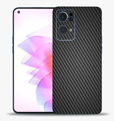 WeCre8 Skin's Oppo Reno 7 Pro, Carbon Fiber Black Mobile Skin(Black)