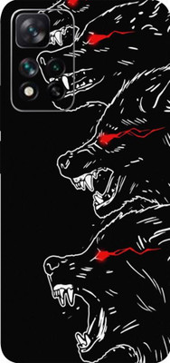 LAMHA Xiaomi 11i 5G Mobile Skin(Ultra Super Angry Wolf High Matte Finish.,.)