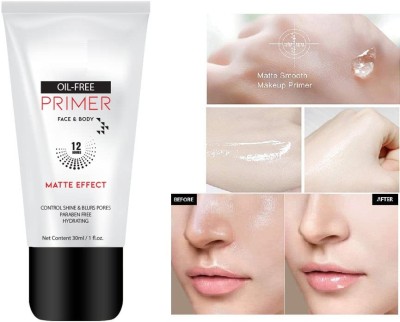 tanvi27 Face & Body Primer Matte Finish Oil Free  Primer  - 30 ml(TRANSPARENT)