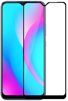 HRV Edge To Edge Tempered Glass for Realme C15(Pack of 1)