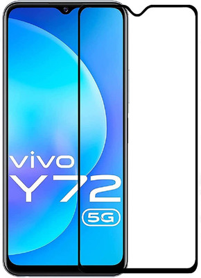 HRV Edge To Edge Tempered Glass for Vivo Y72(Pack of 1)