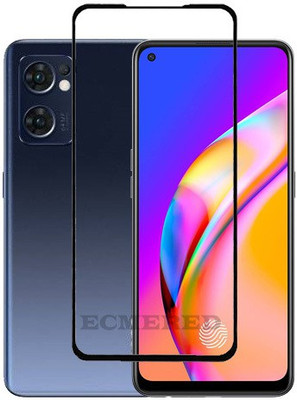 ECMERED Edge To Edge Tempered Glass for Oppo Reno7 5G(Pack of 1)