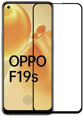 HRV Edge To Edge Tempered Glass for Oppo F19S(Pack of 1)