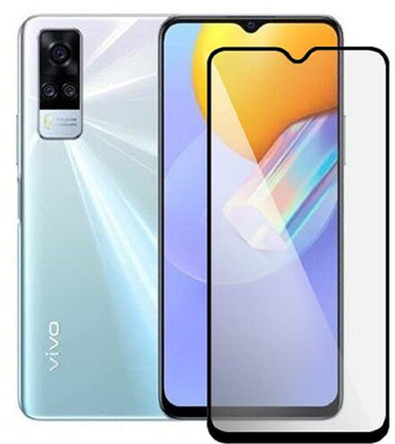 HRV Edge To Edge Tempered Glass for Vivo Y31S(Pack of 1)