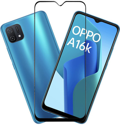 KARTRAY Edge To Edge Tempered Glass for Oppo A16k, Oppo A16, Oppo A15s, Oppo A15, Oppo A31(Pack of 1)