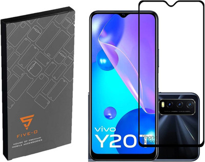 FIVE-O Edge To Edge Tempered Glass for .:Vivo Y20T(Pack of 1)