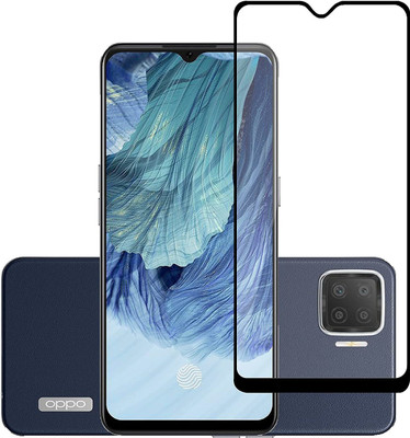 HRV Edge To Edge Tempered Glass for Oppo F17(Pack of 1)