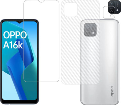 Vatsin Front and Back Screen Guard for Oppo A16K(Pack of 3)