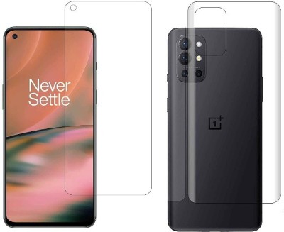 Gtel Front and Back Tempered Glass for Oneplus 9R(Pack of 1)