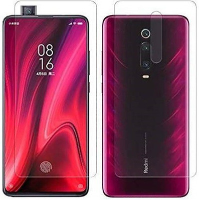 Gtel Front and Back Tempered Glass for Mi K20(Pack of 1)