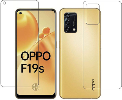 Gtel Front and Back Tempered Glass for Oppo f19s(Pack of 1)