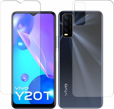 Gtel Front and Back Tempered Glass for Vivo Y20T(Pack of 1)