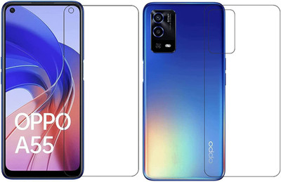 Gtel Front and Back Tempered Glass for Oppo A55(Pack of 1)