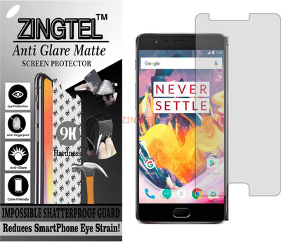ZINGTEL Impossible Screen Guard for ONEPLUS 3T (Matte Finish)(Pack of 1)