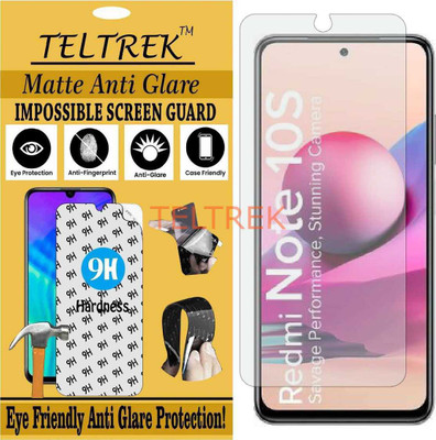 TELTREK Impossible Screen Guard for XIAOMI REDMI NOTE 10S (Shatterproof Matte)(Pack of 1)