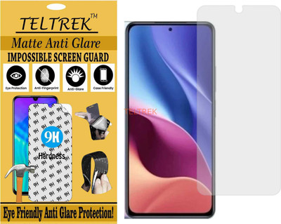 TELTREK Impossible Screen Guard for POCO F3 (Shatterproof Matte)(Pack of 1)