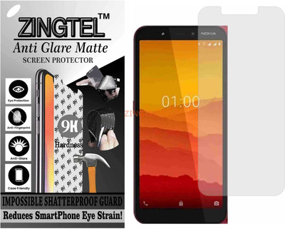 ZINGTEL Impossible Screen Guard for NOKIA C1 PLUS (Matte Finish)(Pack of 1)