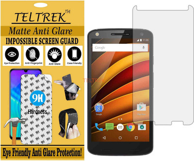 TELTREK Impossible Screen Guard for MOTOROLA X FORCE (Shatterproof Matte)(Pack of 1)