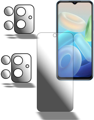 PONDRIK Impossible Screen Guard for VIVO T1 5G ( COMBO SCREEN GUARD & 2 CAMERA LENS )(Pack of 3)