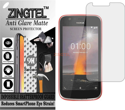 ZINGTEL Impossible Screen Guard for NOKIA 1 (Matte Finish)(Pack of 1)