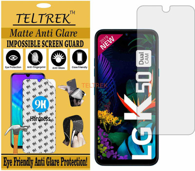 TELTREK Impossible Screen Guard for LG K50 (Shatterproof Matte)(Pack of 1)