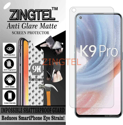 ZINGTEL Impossible Screen Guard for OPPO K9 PRO (Matte Finish)(Pack of 1)