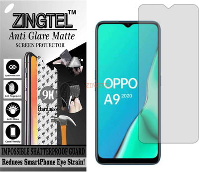ZINGTEL Impossible Screen Guard for OPPO A9 2020 (Matte Finish)(Pack of 1)