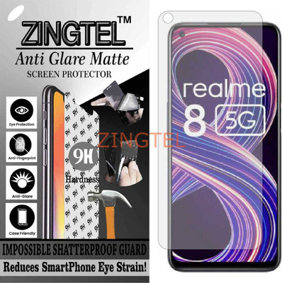 ZINGTEL Impossible Screen Guard for REALME 8S 5G (Matte Finish)(Pack of 1)