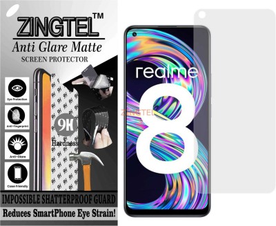 ZINGTEL Impossible Screen Guard for REALME 8 (Matte Finish)(Pack of 1)