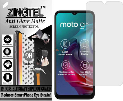 ZINGTEL Impossible Screen Guard for MOTO G30 (Matte Finish)(Pack of 1)