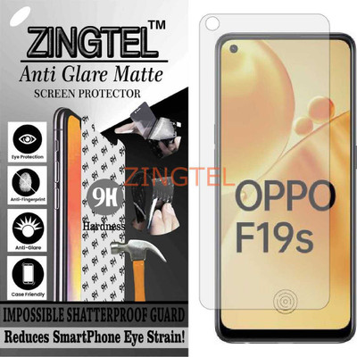 ZINGTEL Impossible Screen Guard for OPPO F19 S (Matte Finish)(Pack of 1)