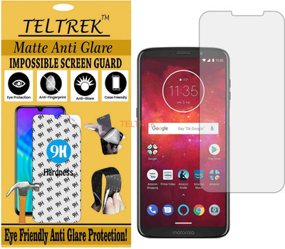 TELTREK Impossible Screen Guard for MOTOROLA MOTO Z3 PLAY (Shatterproof Matte)(Pack of 1)