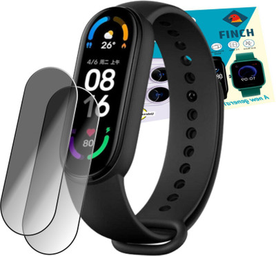 FINCH Screen Guard for Mi band 6 smartwatch(Pack of 2)