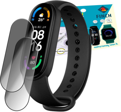 FINCH Screen Guard for Mi band 6 smartwatch(Pack of 2)