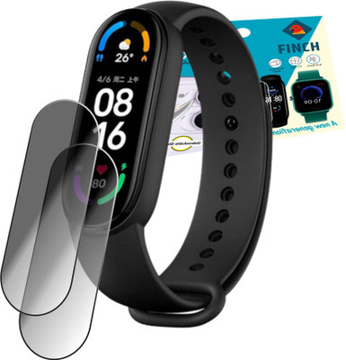 FINCH Screen Guard for Mi band 6 smartwatch(Pack of 2)