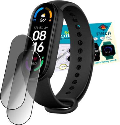 FINCH Screen Guard for Mi band 6 smartwatch(Pack of 2)