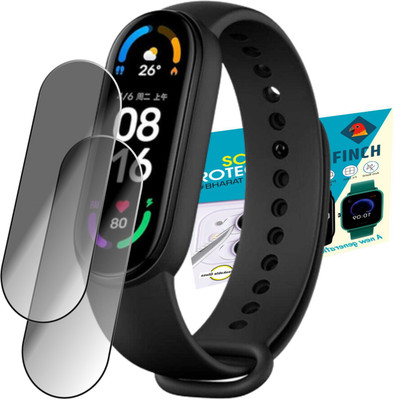 FINCH Screen Guard for Mi band 6 smartwatch(Pack of 2)