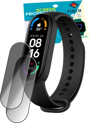 FINCH Screen Guard for Mi band 6 smartwatch(Pack of 2)