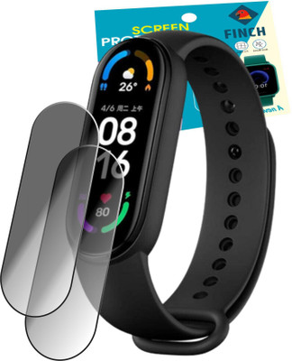 FINCH Screen Guard for Mi band 6 smartwatch(Pack of 2)