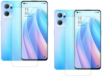ISAAK Tempered Glass Guard for OPPO Reno7 5G(Pack of 2)