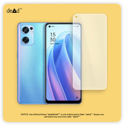deAdShield Tempered Glass Guard for OPPO Reno7 5G(Pack of 1)