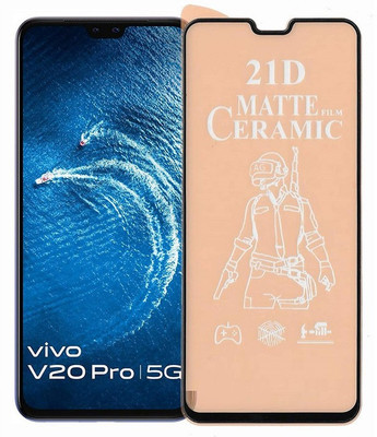 Matte Guard Tempered Glass Guard for Vivo V20 Pro 5G, vivo v20 pro 5g matte temper glass(Pack of 1)