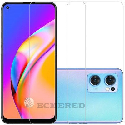 ECMERED Tempered Glass Guard for Oppo Reno7 5G(Pack of 2)