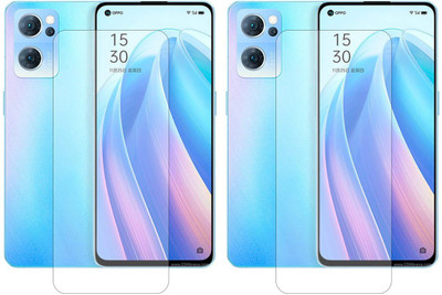 ISAAK Tempered Glass Guard for OPPO Reno7 5G(Pack of 2)