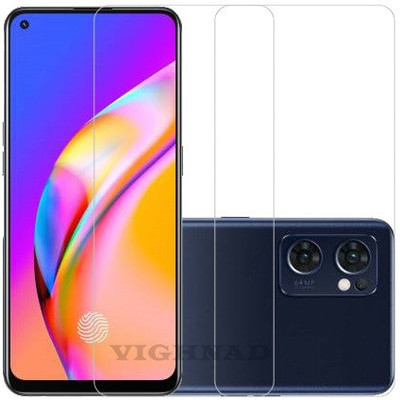VIGHNAD Tempered Glass Guard for Oppo Reno7 5G(Pack of 2)
