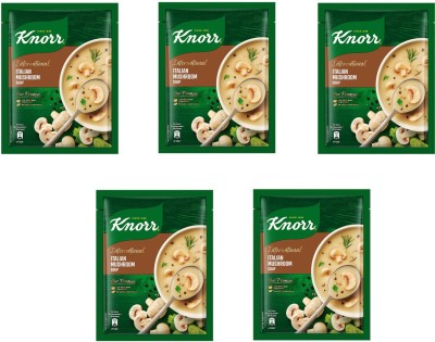 Knorr INTERNATIONAL ITALIAN SOUP - MASHROOM 240G PACK OF 5 (48G x 5)(Pack of 5, 240 g)