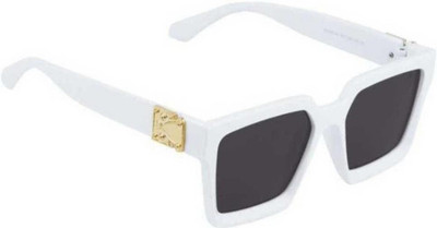 ShopMore Rectangular Sunglasses(For Boys, Black)