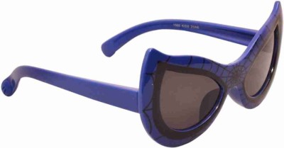 EYEXACK Cat-eye Sunglasses(For Boys & Girls, Black)