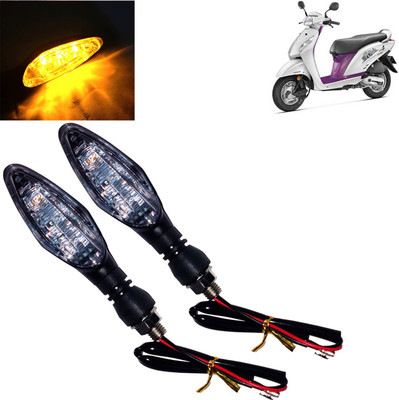 DvineAutoFashionZ Front, Rear, Side LED Indicator Light for Honda Activa i(Amber)